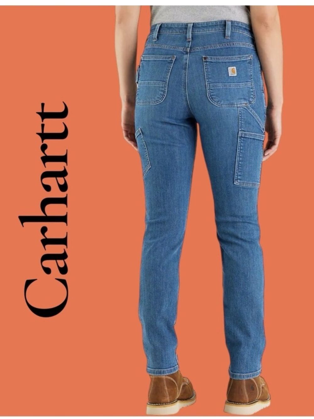 Carhartt Women's Straight Leg, Carpenter style Work Jeans. Sz 6. New with tags!